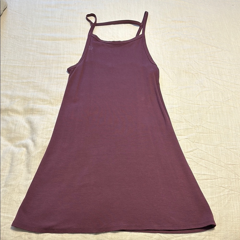 Garage Burgundy Sleeveless Dress